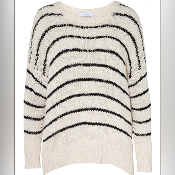 Iro Odessa Striped Sweater size Medium - Picture 3 of 4